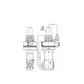 AGH 90-ER20M 90° Angle head - Big-tools Industrial Supply Tools for Metal Cutting